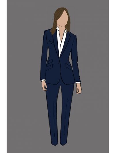 Uniform Pant Ladies Navy (Front Desk and Concierge)