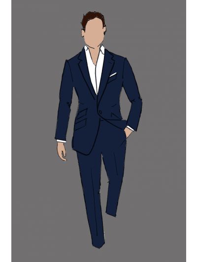 Uniform Pant Male Navy (Front Desk & Concierge)