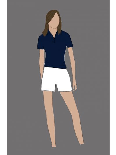188488 - Uniform Short Ladies White (Terrace Bar)