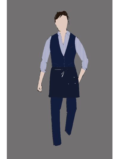 Uniform Pant Male Navy (The Regency AM/PM Server)